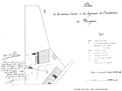 Ecoles - bail 11 mars 1866 - AD09 réf-2 O.979 width=