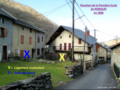 Situation 1er école Norgeat - photo B.Pujol janv 2020